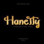 Hanetty Font - Featured Image