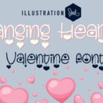 Hanging Hearts Font - Featured Image