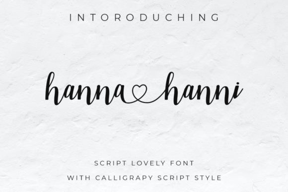 Hanna Hanni Font - Featured Image