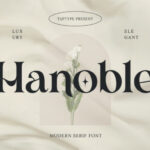 Hanoble Font - Featured Image