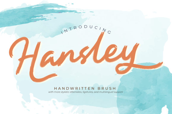 Hansley Font - Featured Image
