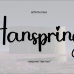 Hanspring Font - Featured Image