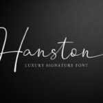 Hanston Font - Featured Image