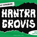 Hantra Grovis Font - Featured Image