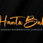 Hantu Balau Font - Featured Image
