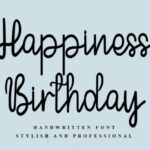 Happiness Birthday Font - Featured Image