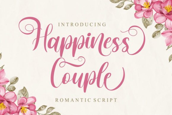 Happiness Couple Font - Featured Image
