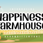 Happiness Farmhouse Font - Featured Image