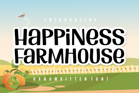 Happiness Farmhouse Font - Featured Image