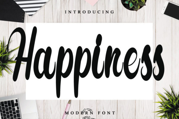 Happiness Font - Featured Image
