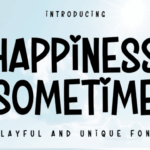 Happiness Sometime Font - Featured Image