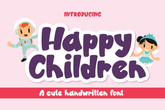 Happy Children Font - Featured Image