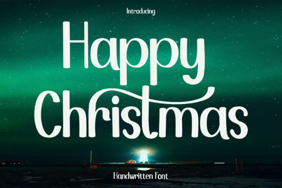 Happy Christmas Font - Featured Image