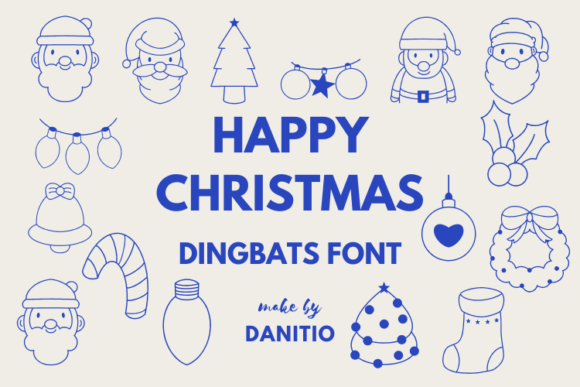 Happy Christmas Font - Featured Image
