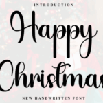 Happy Christmas Font - Featured Image