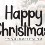 Happy Christmas Font - Featured Image