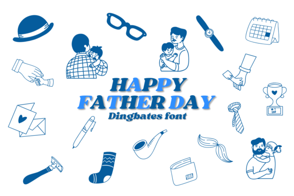 Happy Father Day Font - Featured Image