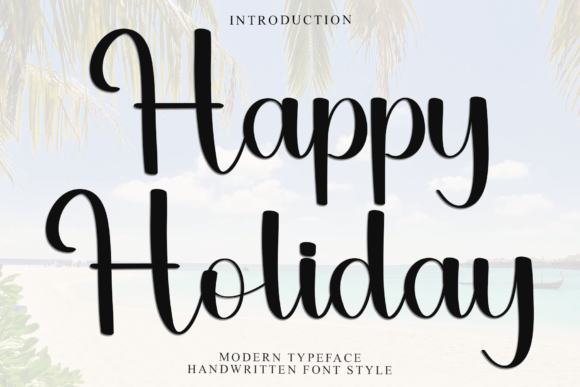 Happy Holiday Font - Featured Image