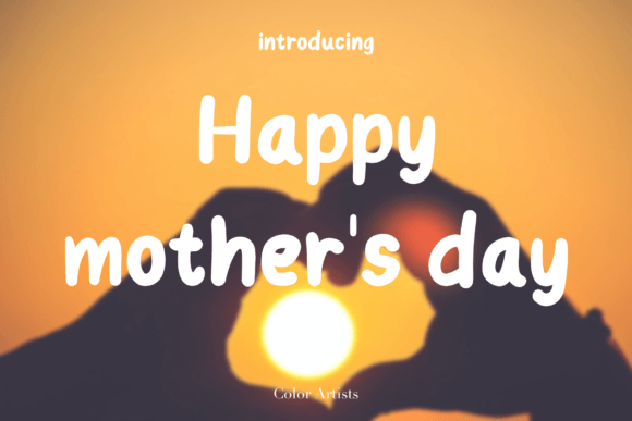 Happy Mother's Day Font - Featured Image
