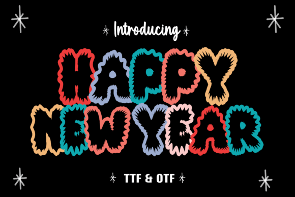Happy New Year Font - Featured Image