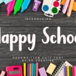 Happy School Font - Featured Image