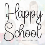 Happy School Font - Featured Image