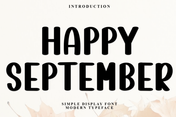 Happy September Font - Featured Image