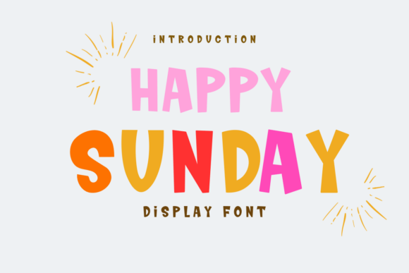 Happy Sunday Font - Featured Image
