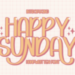 Happy Sunday Font - Featured Image