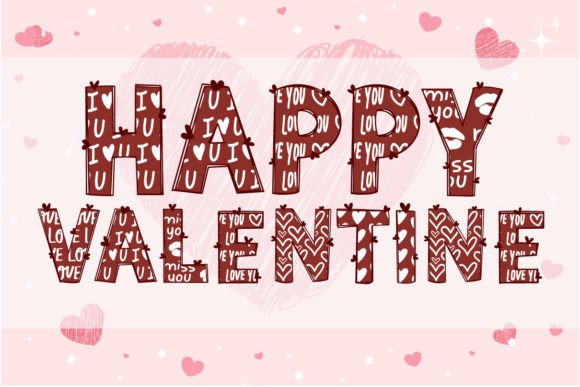 Happy Valentine Font - Featured Image