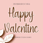 Happy Valentine Font - Featured Image