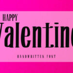 Happy Valentine Font - Featured Image