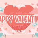 Happy Valentine Font - Featured Image