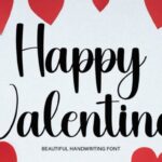 Happy Valentine Font - Featured Image