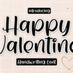 Happy Valentine Font - Featured Image