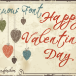 Happy Valentine's Day Font - Featured Image