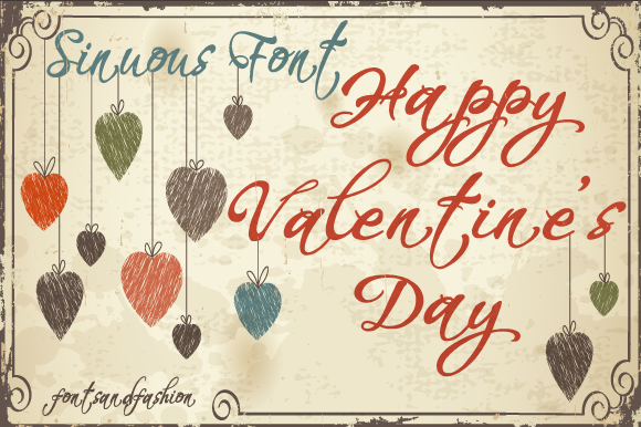 Happy Valentine's Day Font - Featured Image