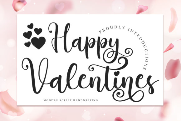 Happy Valentines Font - Featured Image