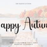 Happyautumn Font - Featured Image