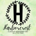 Harborcrest Monogram Font - Featured Image