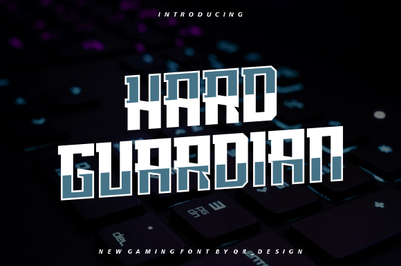 Hard Guardian Font - Featured Image
