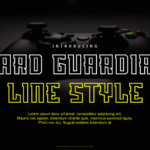 Hard Guardian Line Font - Featured Image