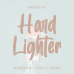 Hard Lighter Font - Featured Image