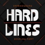 Hard Lines Font - Featured Image