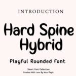 Hard Spine Hybrid Font - Featured Image