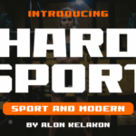 Hard Sport Font - Featured Image