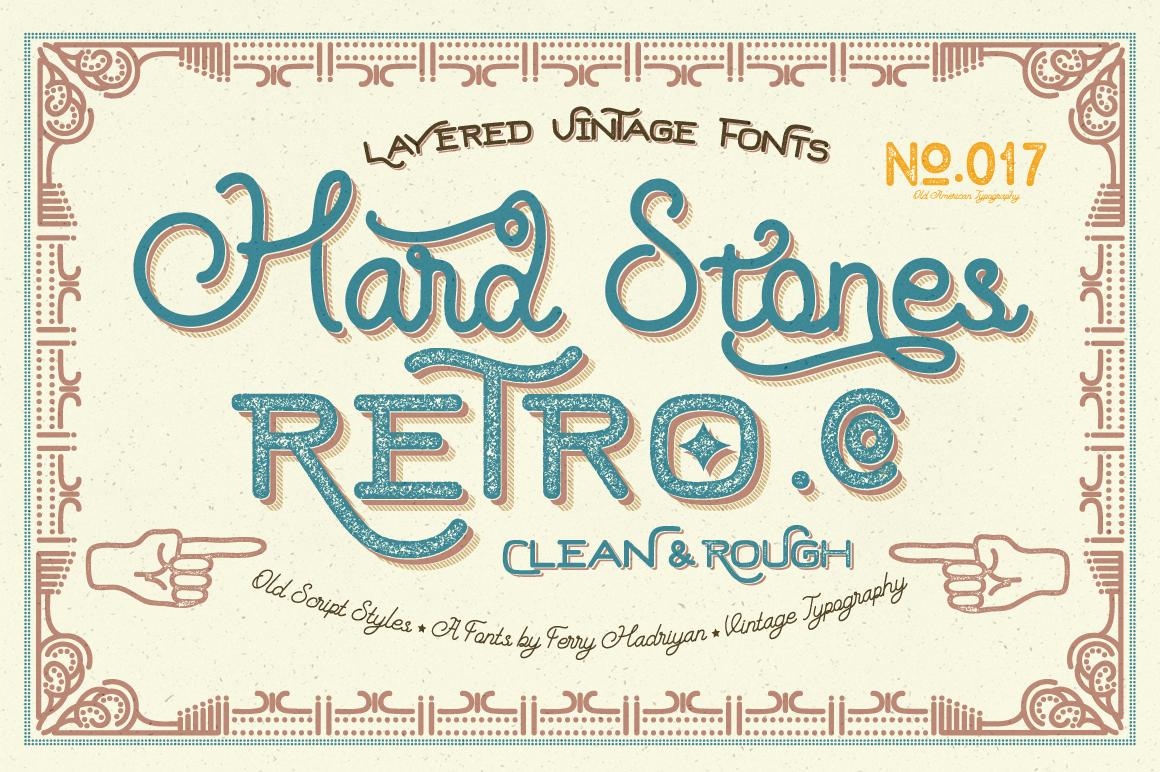 Hard Stones Font - Featured Image