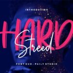 Hard Streed Font - Featured Image