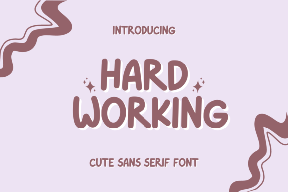 Hard Working Font - Featured Image