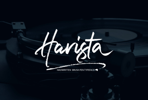 Harista Script Font - Featured Image
